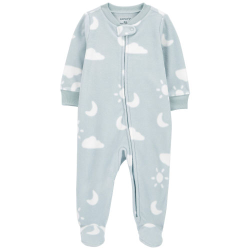 Baby Cloud Fleece Zip-Up Footie Sleep & Play Pajamas - Carter's | Carter's