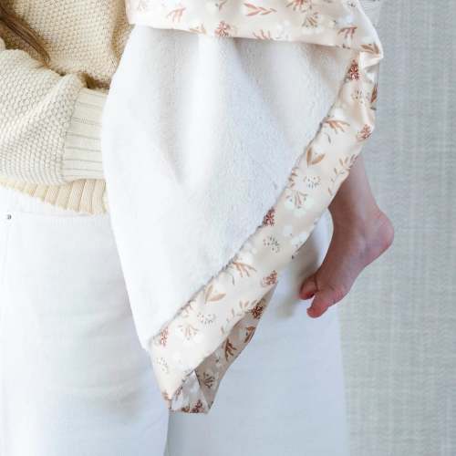 Flora Satin Border Blanket - Mini
