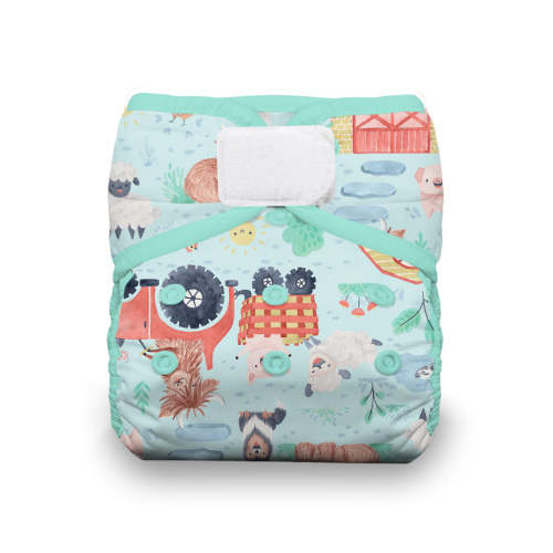 Thirsties Natural Pocket Diaper hook and loop - one size