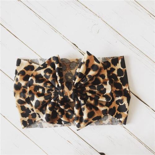 Baby 3D Big Bowknot Leopard Headband