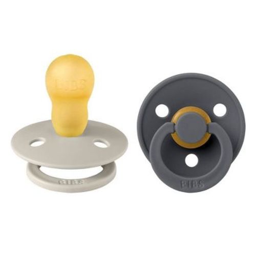 Bibs Colour Pacifier 18 Months+ - Iron/Sand - 2pk
