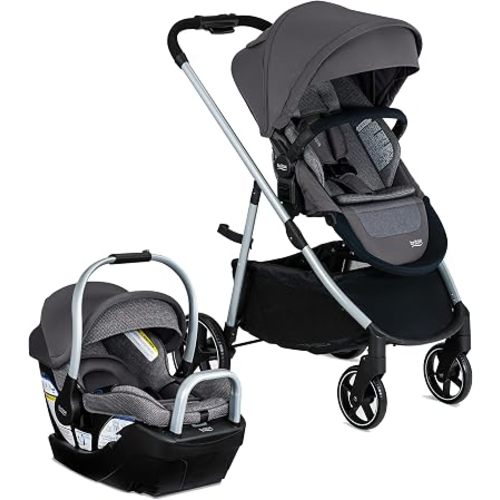 Britax Willow Grove SC Travel System With Alpine Base — Pindot Stone