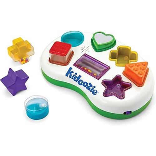 Kidoozie Lights ‘n Sounds Shape Sorter - Toddler Toy for Ages 9-24 Months - Helps Develop Hand-Eye Coordination and Problem Solving Skills!