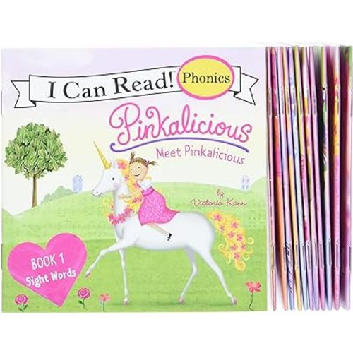 Pinkalicious 12-Book Phonics Fun!: Includes 12 Mini-Books Featuring Short and Long Vowel Sounds (My First I Can Read)