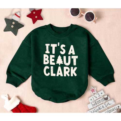 It's a Beaut Clark Bubble Romper, Funny Christmas Tree Baby, Christmas Vacation Baby Bodysuit, Newborn Winter Baby Clothes, Baby Shower Gift