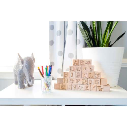 Maple ABC Block Set