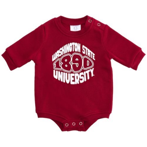 Youth MINIU Ast Washington State Cougars Infant Fleece Onesie