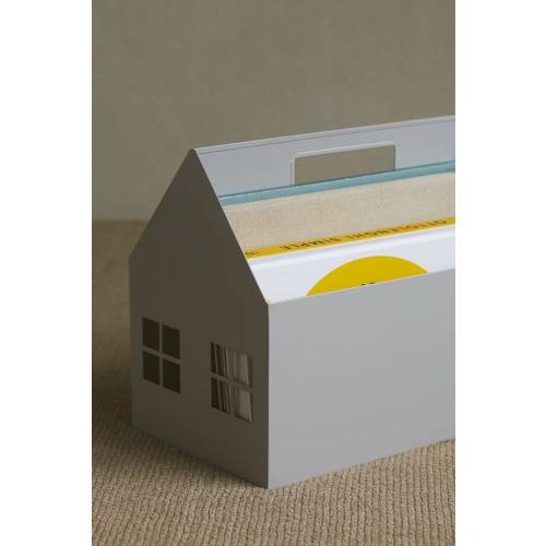 HOUSE-SHAPED BOOK STORAGE CONTAINER