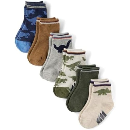 The Children's Place Baby Boy's and Toddler Midi Socks Variety Pack