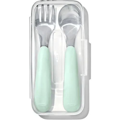 OXO Tot On-The-Go Fork and Spoon Set