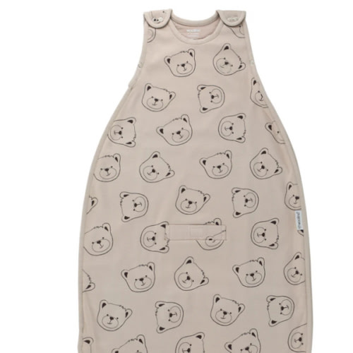 4 Season® Ultimate Baby Sleep Bag, Merino Wool & Organic Cotton, Teddy Bear