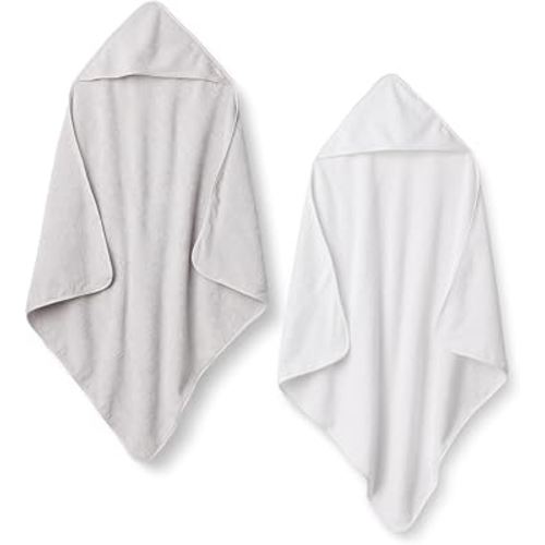 Amazon Essentials x Sofia Grainge Unisex Babies' Hooded Bath Towel