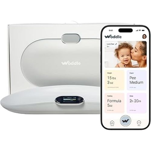 Baby Changing Pad, Baby Scale, 6 in 1 Waterproof Pad, Easy-to-Clean Changing pad, Wipeable Changing Pad with Safety Belt, Non-Slip Pad for Dresser, Easy to Clean