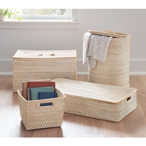 Quinn White Washed Baskets | Kids Storage | Pottery Barn Kids