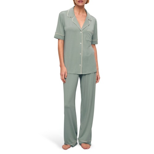 Gisele Short Sleeve Jersey Knit Pajamas, Medium
