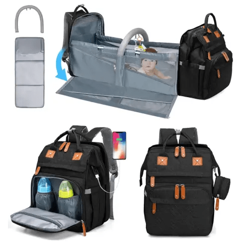 KABAQOO Baby Diaper Bag Backpack for Girls Boys Multifunction - TikTok Shop