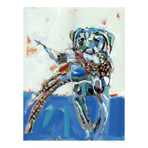 "Bird Dog" on paper