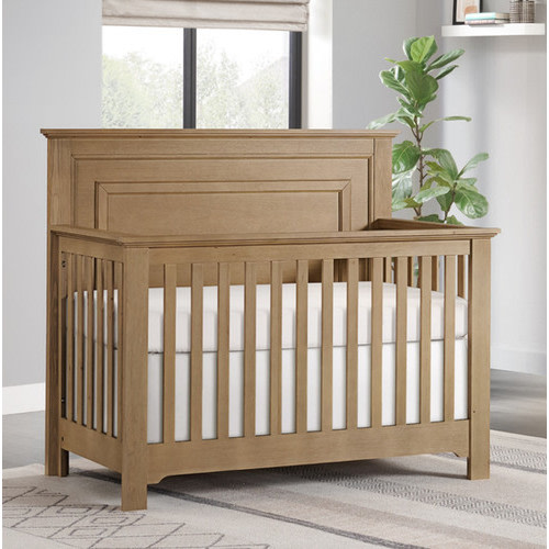 Straight Panel Crib Weathered Sand