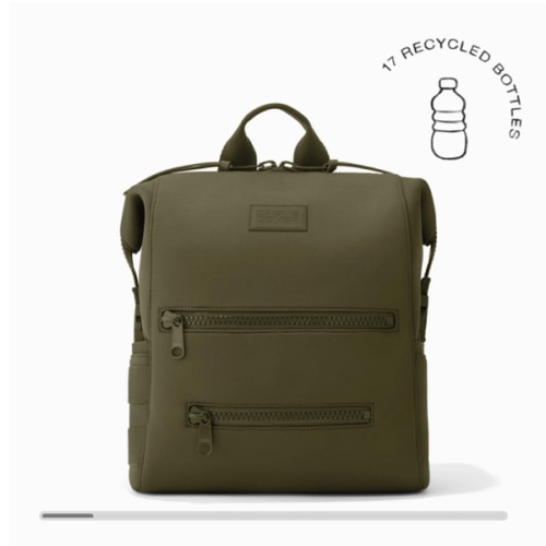 Indi Diaper Backpack | Neoprene Baby Backpack | Dagne Dover | Medium | Dark Moss