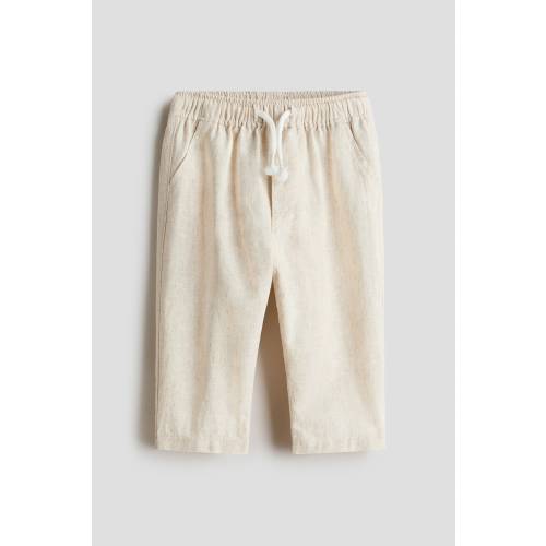 LINEN-BLEND PANTS