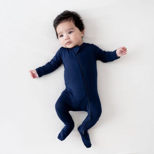 Kyte Baby Zippered Footie In Navy