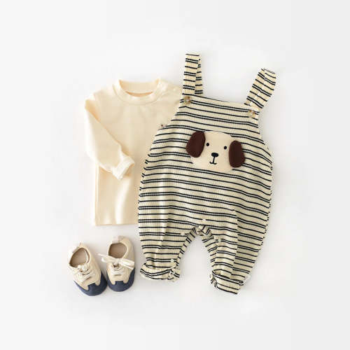 Spring Striped Baby Jumpsuit