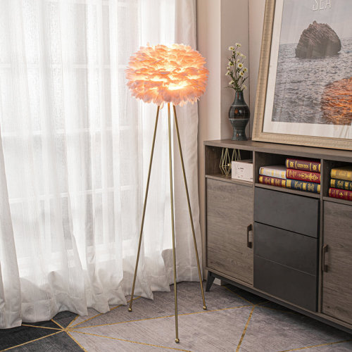Etta Avenue™ 60" Tripod Floor Lamp & Reviews | Wayfair