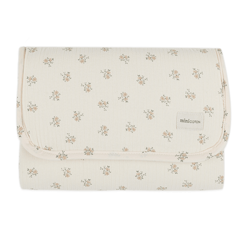 Folded Blossom Rose Changing Mat