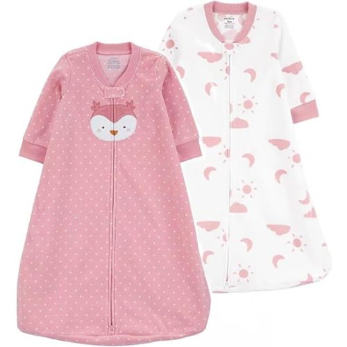 Carter's Unisex-Baby 2-Pack Microfleece Sleepbag