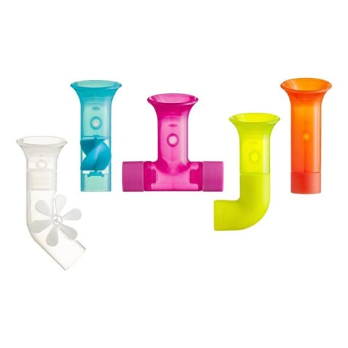 Toy: Boon, Building Bath Pipes Toy Set 5, Blue
