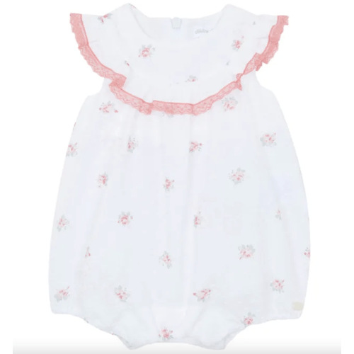 Tartine et Chocolat - Embossed romper - White | Smallable