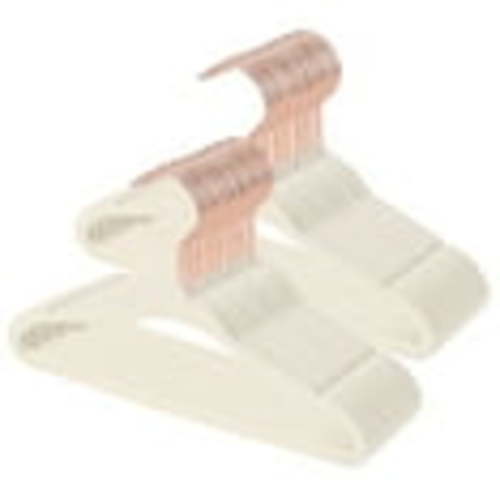 30 Pack Kids Hangers,Premium Velvet Strong and Durable Baby Hangers, Non-Slip Toddler Hangers, Baby Clothes Hangers With 360°Swivel Hook,11 ”Children Hangers, Beige