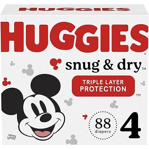 Huggies Snug & Dry Diapers, Size 4
