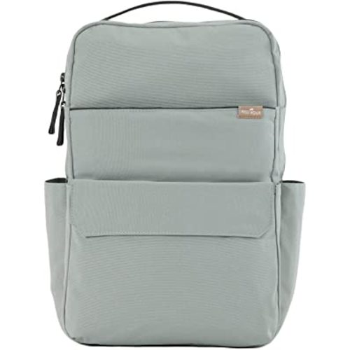 Red Rovr Roo Backpack | Lightweight Diaper Bag with Changing Pad | Large Capacity | Multifunctional Travel Pack | Exterior and Interior Pockets | Water Resistant | Great Gift for Mom & Dad | Sage