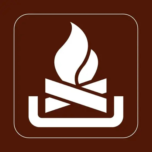 Lilyanaen New Metal Sign Aluminum Sign Camp Fires Recreation Parks Forestry Camping for Outdoor & Indoor 12" x 8"