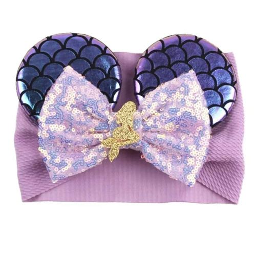 CLGIFT Minnie Ears Headband for Babies and Toddlers (Ariel)