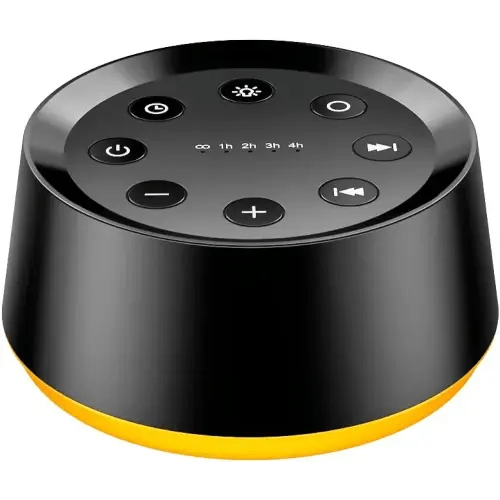 White Noise Machine with 30 Soothing Sounds 12 Colors Night Light Sound Machine for Adults Baby Kids Sleep Machines 36 Volume Levels Memory Function 5 Timers for Home Office Travel