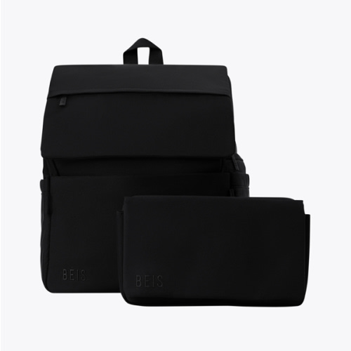 BÉIS 'The Ultimate Diaper Backpack' in Black - Best Backpack Diaper Bag in Black