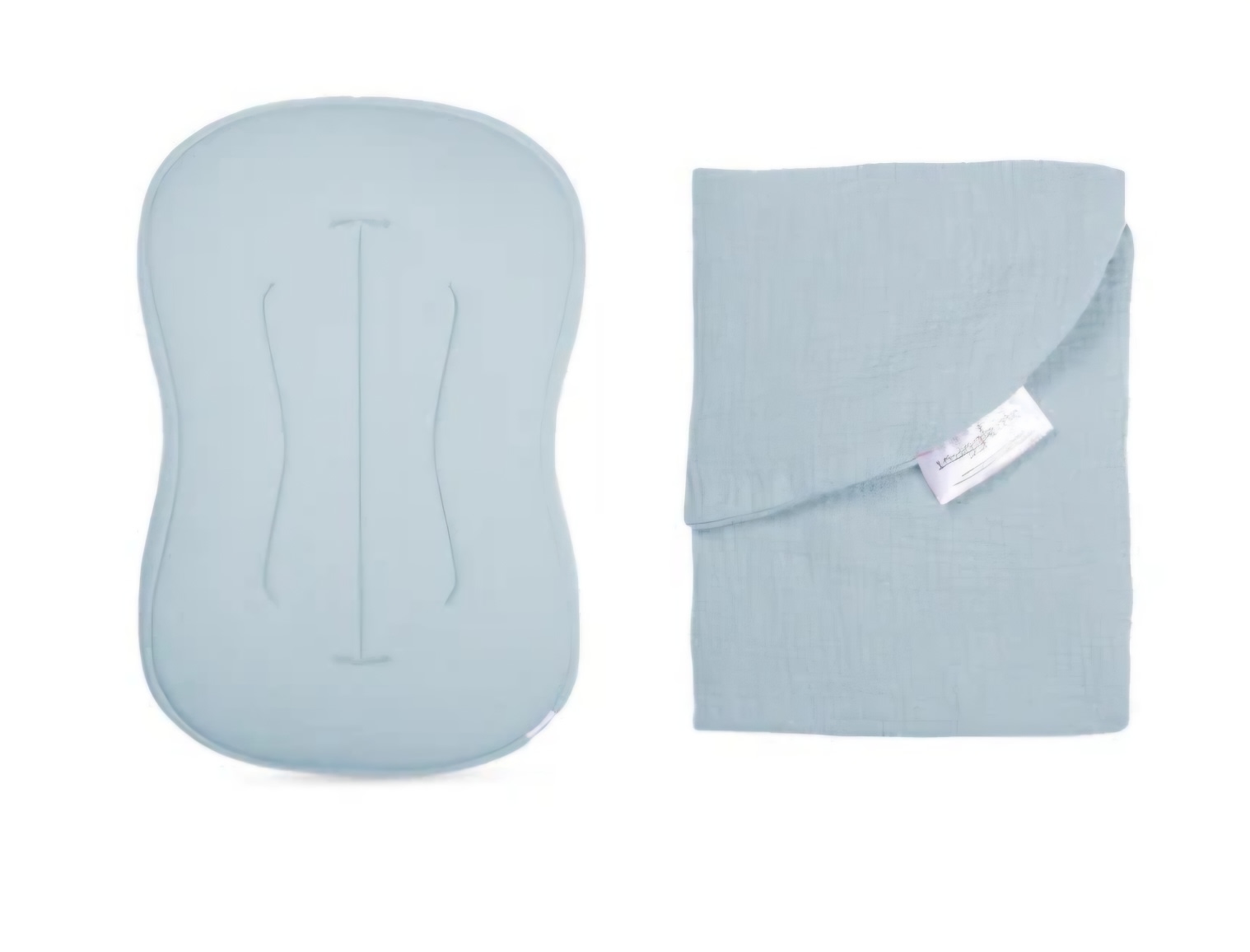 Lounger Curve + Muslin Cover Set | Bluebell