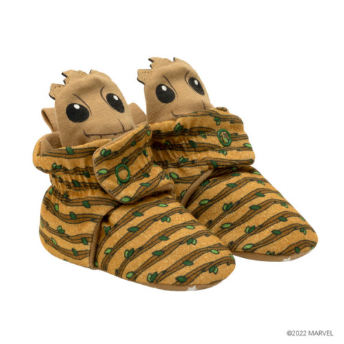 ©MARVEL Groot Snap Booties in Tan