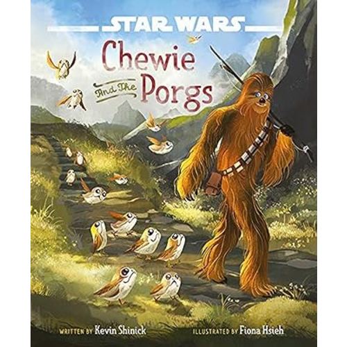 Chewie and the Porgs (Star Wars)