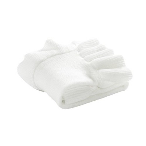 Lush Décor Reyna Toddler Soft Knitted Ruffle Throw Baby Blanket - Ivory