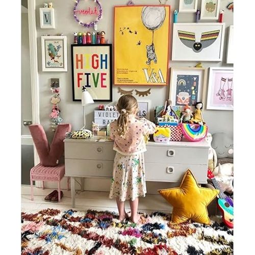 Star Moon Shaped Pillow Soft Velvet Nursery Stuffed Throw Pillows for Kids Room Couch Reading Nook Decor (Star, Yellow)