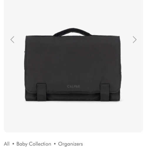 Diaper Changing Pad Organizer in Black | CALPAK