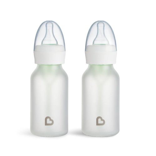 Bond® Silicone Glass Bottle 4oz, 2pk | Munchkin