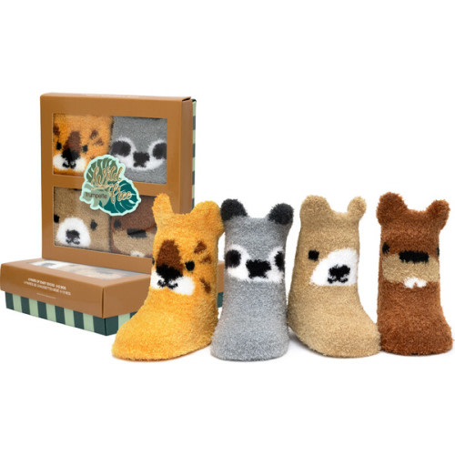 Wild & Free Assorted 4-pack Cozy Socks - Trumpette | Maisonette