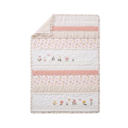 Mischa Blossom Baby Quilt | Pottery Barn Kids