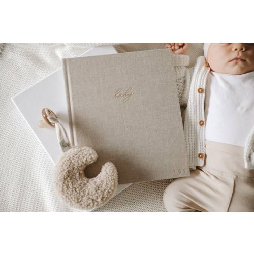 Baby Memory Book Book | Personalized Baby Book | Gender Neutral Baby Gift | Baby Shower Gift | Newborn Memory Book | Baby Book + Photo Album