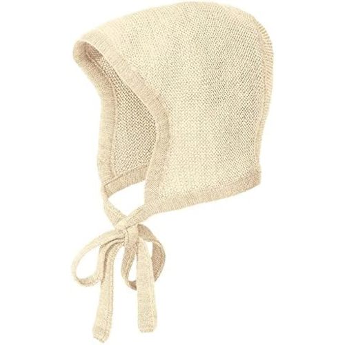 Newborn Baby Merino Wool Bonnet, Organic Infant Pilot Cap