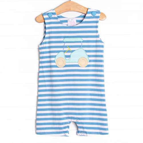 Hooray Fore Summer Applique Jon Jon, Blue Stripe – Stitchy Fish
